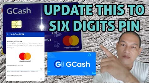 how to change gcash card pin|HOW TO UPDATE GCASH MASTERCARD ATM CARD TO 6 .